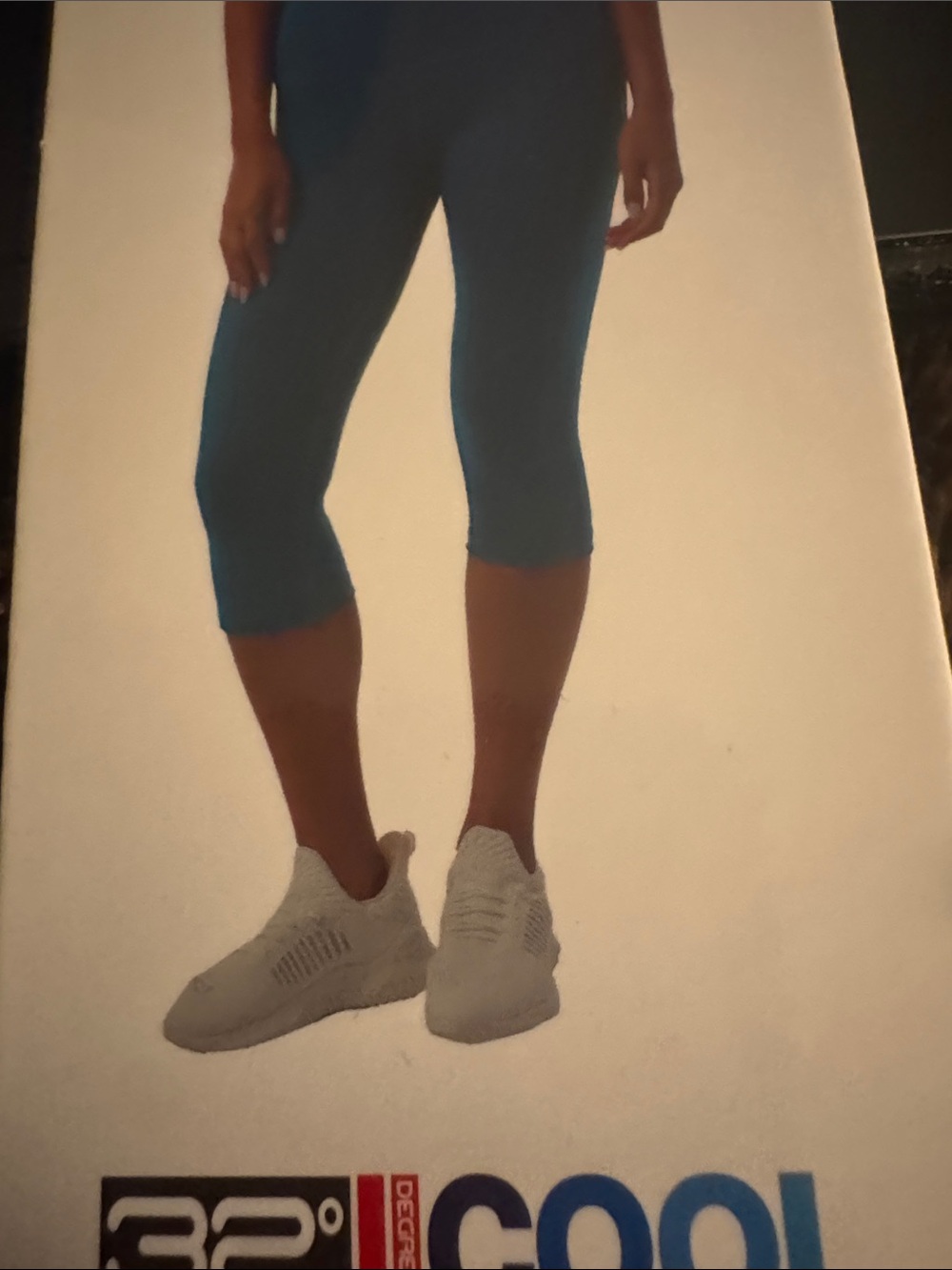 Blue Capri Leggings 32 cool